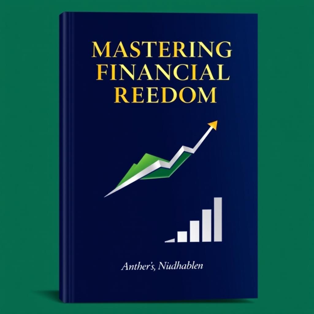 An elegant and modern ebook cover design for a finance-themed book