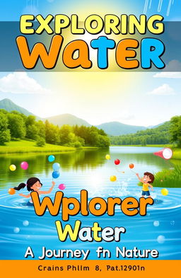 A vibrant and engaging educational cover for a teaching module themed around water