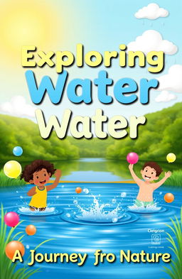A vibrant and engaging educational cover for a teaching module themed around water