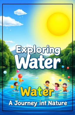 A vibrant and engaging educational cover for a teaching module themed around water