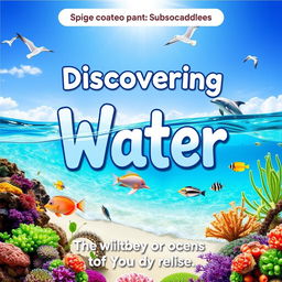 A captivating educational cover for a teaching module focusing on the sub-theme of water