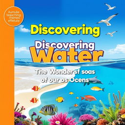 A captivating educational cover for a teaching module focusing on the sub-theme of water