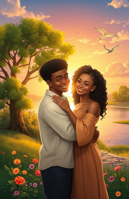 A serene and peaceful landscape depicting the concept of forgiveness