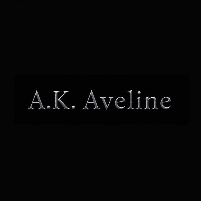 A black background featuring the text 'A