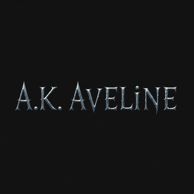 A black background with hauntingly beautiful text in the center reading "A