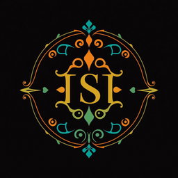 A unique and eye-catching logo design for a company that symbolizes creativity and strength, incorporating beautiful typography that is clear and artistic