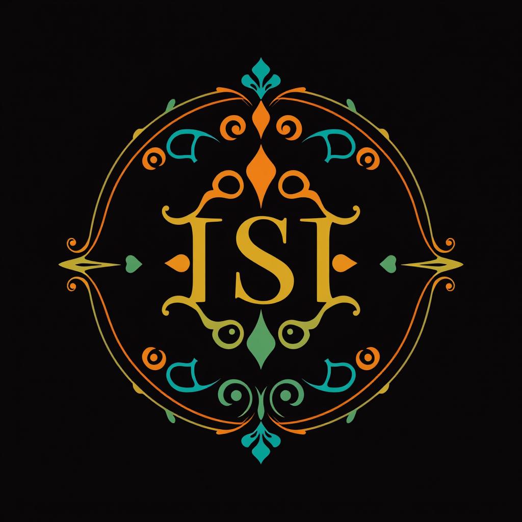 A unique and eye-catching logo design for a company that symbolizes creativity and strength, incorporating beautiful typography that is clear and artistic