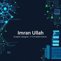 A modern and professional digital banner image sized at 1800px by 400px, showcasing a theme of technology, creativity, and organization