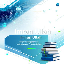 A modern and professional digital banner image sized at 1800px by 400px, showcasing a theme of technology, creativity, and organization