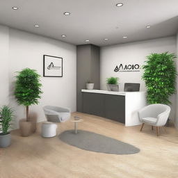 An update of the previous 100sqm travel agency reception design, now accommodating 5 persons in the reception with comfortable and efficient workspace layout