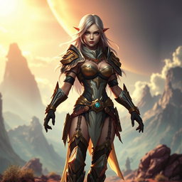 A highly detailed, artistic representation of a female character inspired by a video game, depicted in a beautiful and tasteful artistic style