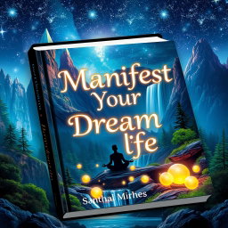 A captivating book cover design featuring a vibrant and enchanting fantasy scene