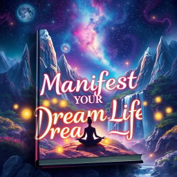 A captivating book cover design featuring a vibrant and enchanting fantasy scene