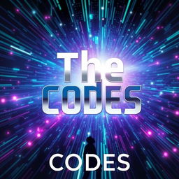 A futuristic and captivating book cover for a sci-fi novel titled 'The Codes'