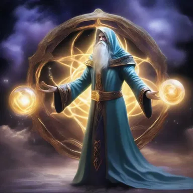In the world of fantasy, the aether is a magical substance that wizards use to cast powerful spells.