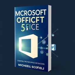 A motivational and stylish book cover for 'MICROSOFT OFFICE 365' by Michael Scofield