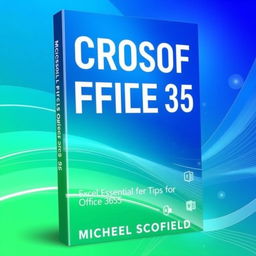 A sleek and professional book cover for 'MICROSOFT OFFICE 365' by Michael Scofield
