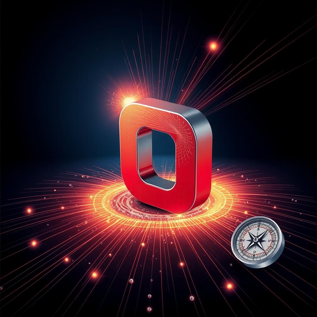 A visually captivating illustration that depicts the phenomenon of magnetic induction