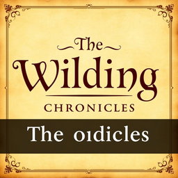 A beautifully designed banner featuring 'The Wilding Chronicles' prominently displayed, set against a vintage old parchment paper background