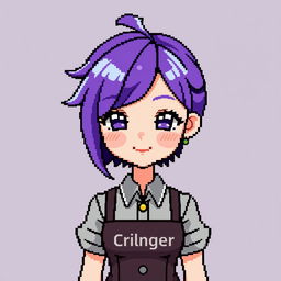 A character in full front view, depicted in a pixel art style with a scale of 40x40 pixels