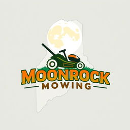 A captivating logo design featuring the outline of the state of Maine as the primary shape