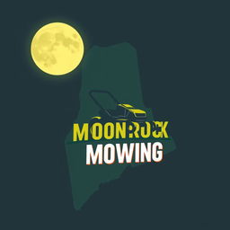 A captivating logo design featuring the outline of the state of Maine as the primary shape