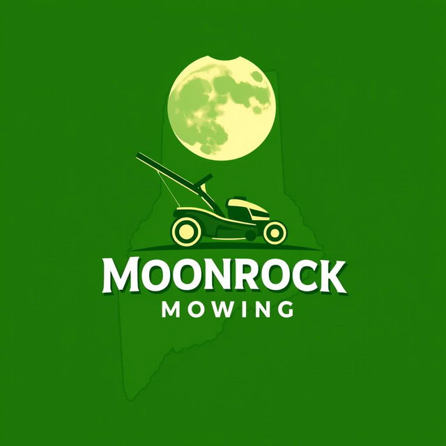 An engaging logo design that features the outline of the state of Maine as the primary canvas
