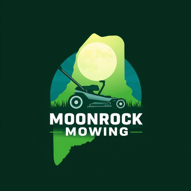 A visually striking logo design featuring the outline of the state of Maine as the primary shape