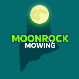 A visually striking logo design featuring the outline of the state of Maine as the primary shape