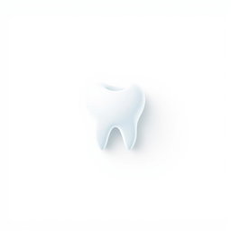 A simple yet elegant teeth icon, designed using clean lines and modern aesthetics