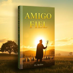 A book cover design for 'Amigo Fiel: Conselhos e Reflexões para Pastores e Líderes Ministeriais'