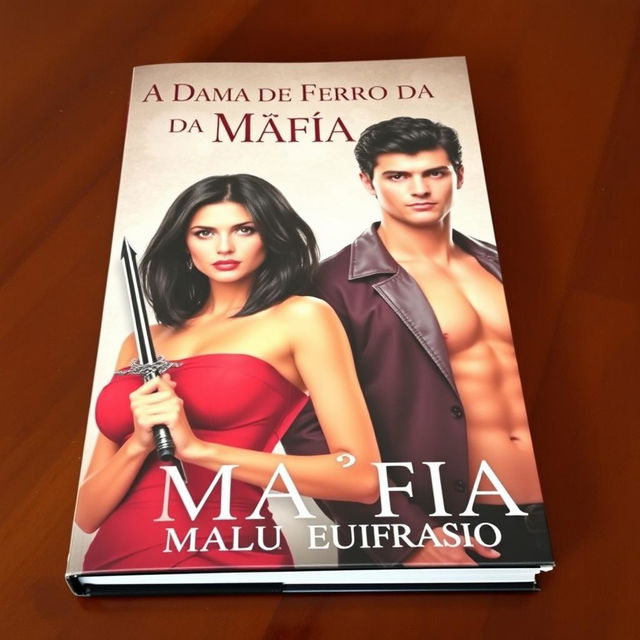 A captivating book cover featuring a stunning woman with shoulder-length black hair, exuding beauty and confidence