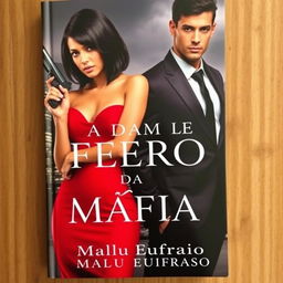 A sensual book cover featuring a stunning woman with shoulder-length black hair, wearing a beautiful red dress that accentuates her gorgeous figure