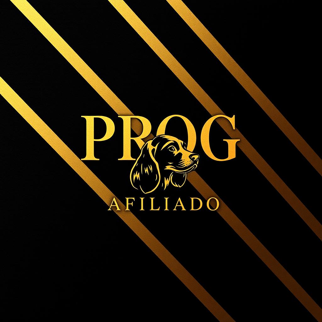 A diagonal black and gold card featuring stripes