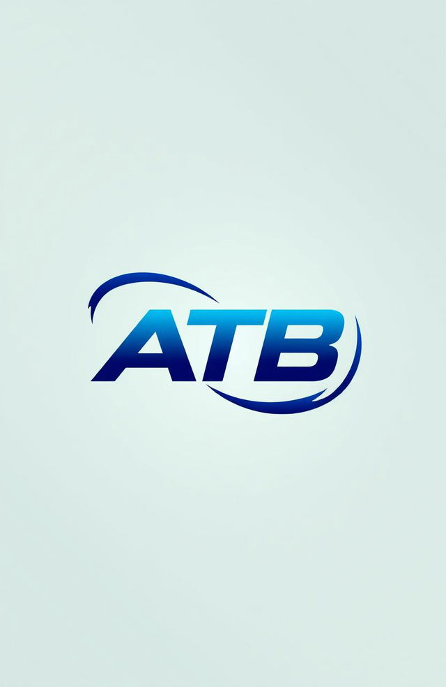 Design a custom logo featuring the letters 'ATB'