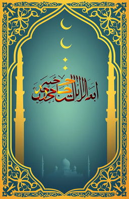 An illustrative cover for the book titled "التركيز على قواعد تعلم اللغة القرآن العزيز" featuring Arabic calligraphy prominently displayed