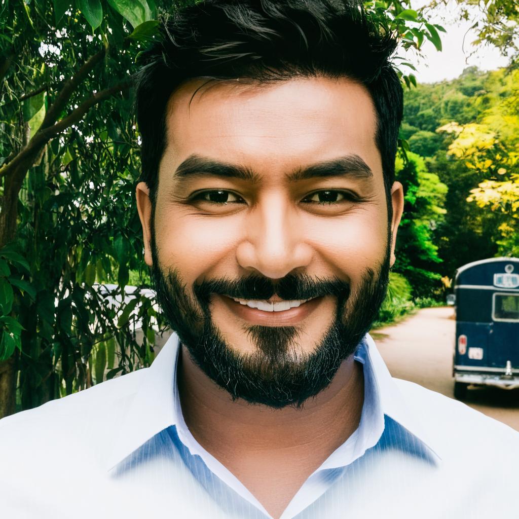 I need an professional image like a Businessman with some paper with smiling.