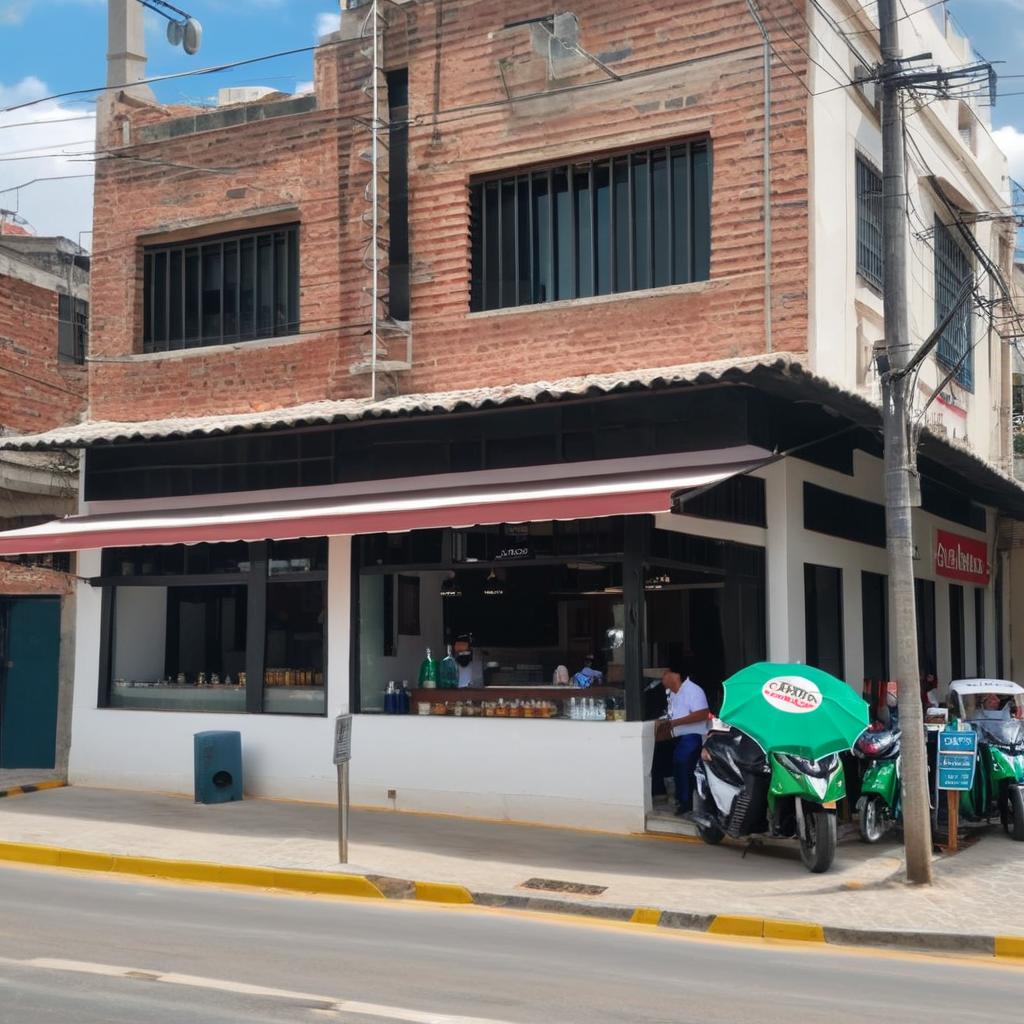 mejorar la fachada para un restobar y pollos