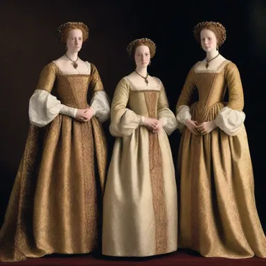 During the Renaissance, noblewomen would adopt affectedness by wearing large, extravagant dresses to showcase their wealth and status.