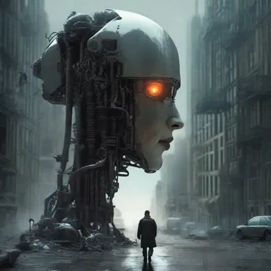 In dystopian science fiction novels, characters sometimes exhibit affectedness by conforming to strict societal rules and suppressing their true emotions.