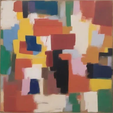 The painting exhibited an affectedness, with exaggerated brushstrokes and overly dramatic colors.