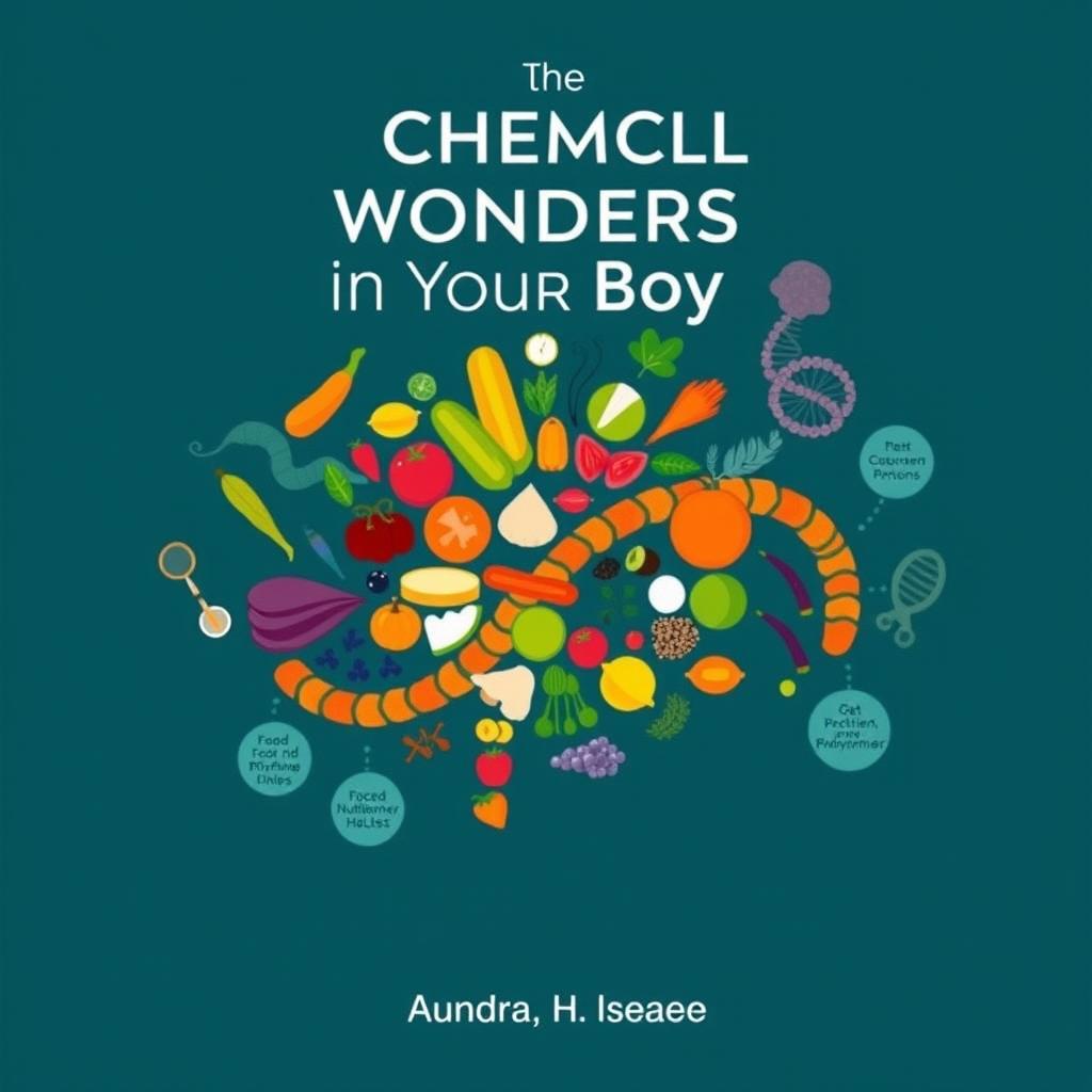 An informative and visually appealing eBook cover for 'The Chemical Wonders of Your Body'