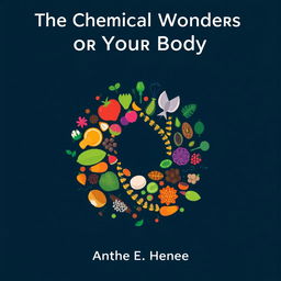 An informative and visually appealing eBook cover for 'The Chemical Wonders of Your Body'