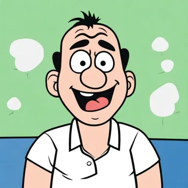 The cartoon character's affectedness, with his fake accent and exaggerated expressions, added to the humor of the show.