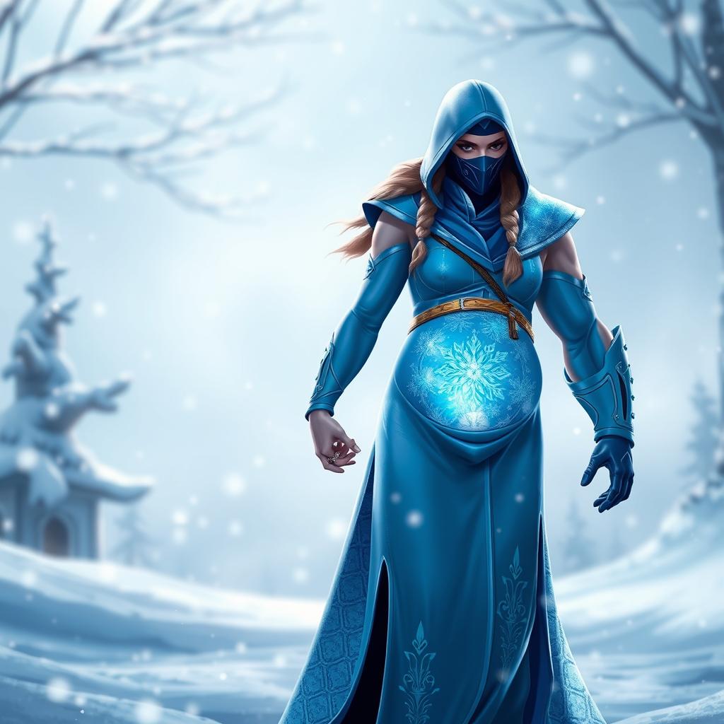 Frozen Romance: Elsa & Sub-Zero in a Winter Wonderland