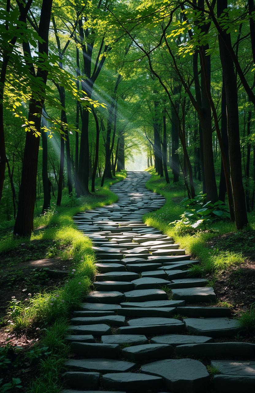 Discover Tranquility A Serene Forest Path