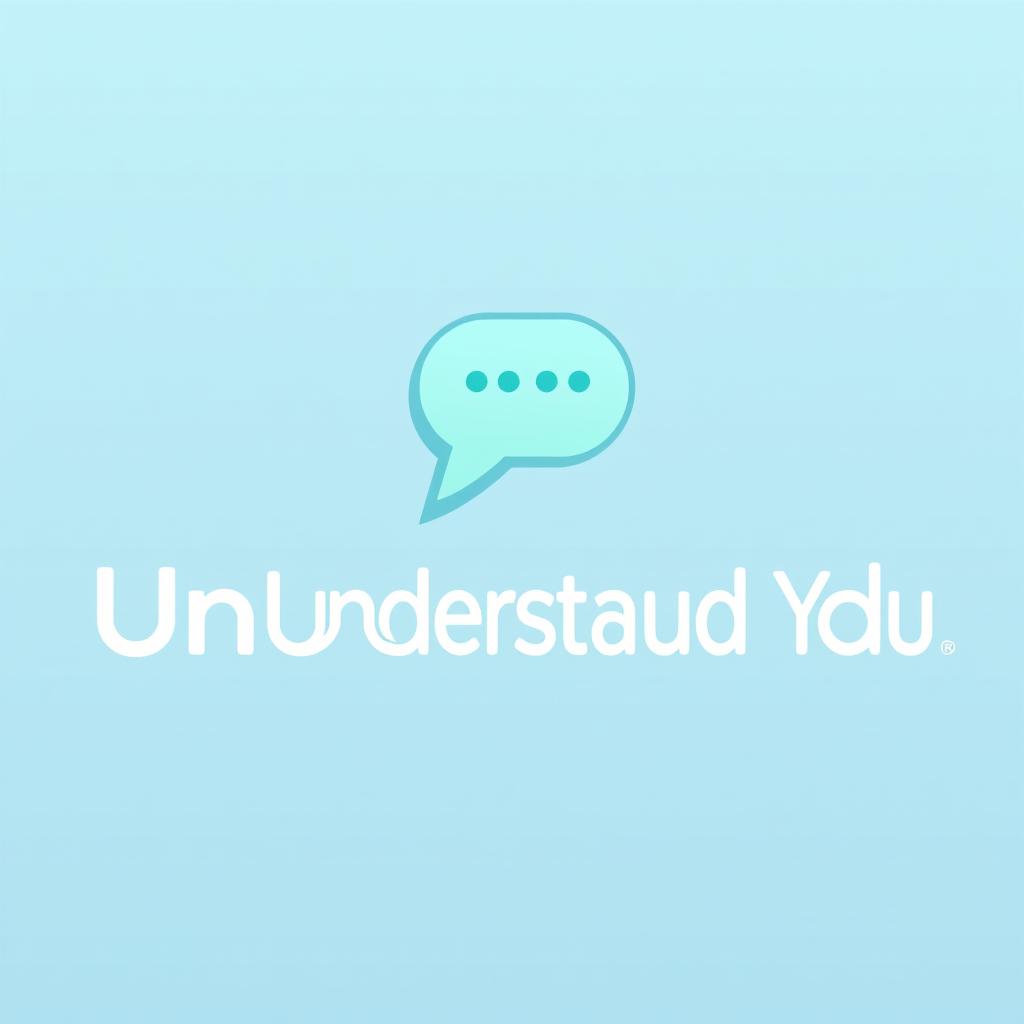 A modern and sleek logo design for the brand name "We Understand You"