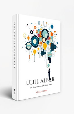 A book cover design sized 21 cm x 29