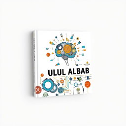 A book cover design sized 21 cm x 29