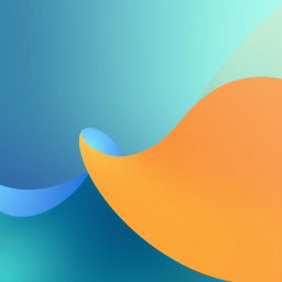 An abstract representation of a mathematical limit of a function, featuring smooth, flowing curves and a straight line converging towards a single point